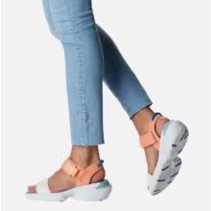 Sorel Explorer Blitz stride sandal Paradiso peach/sea salt NEW size 7.5